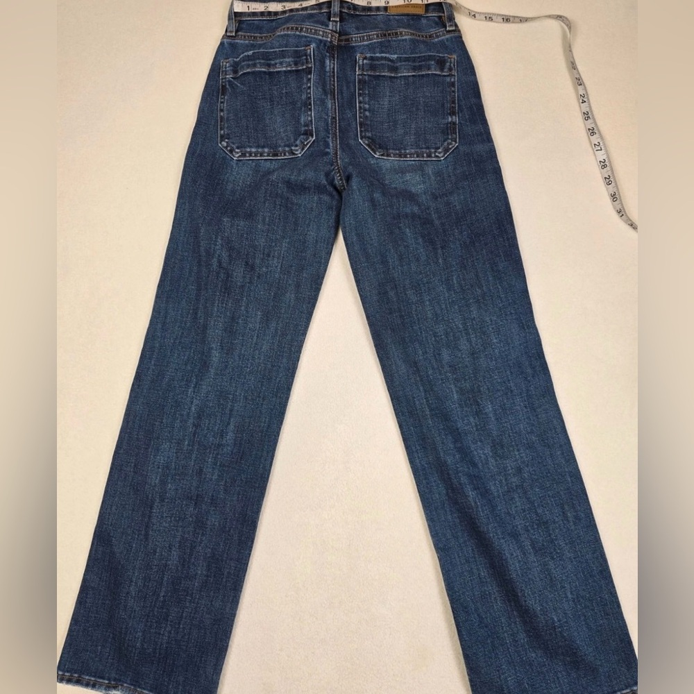 American Eagle NWT Stovepipe Dark Wash Denim Jeans SZ 18 R - Picture 8 of 11